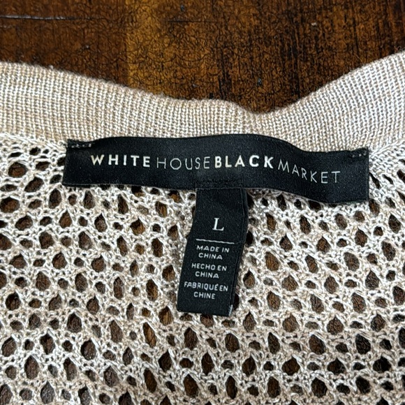 White House Black Market Long, Open-Style Long-Sleeve Cardigan - Picture 6 of 10